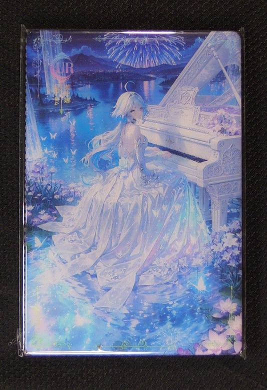 Spring Breeze acrylic A5 vertical portrait A