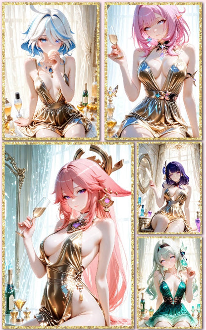 Peach Make Up A4 Pack