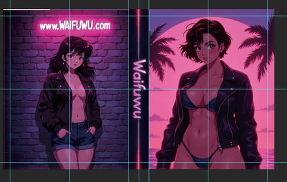 Savvy Alley // Synthwave Sunset Binder