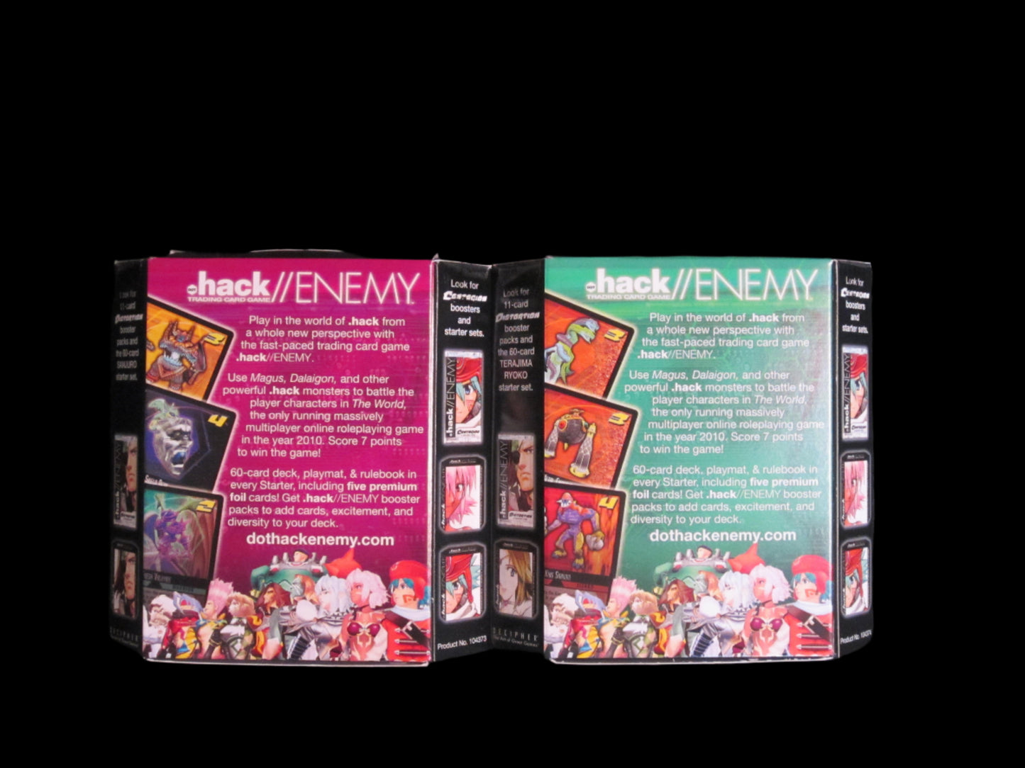 .hack // ENEMY Sanjuro+ Black Rose Decks & Booster Box bundle