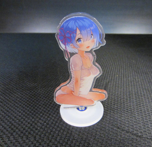 Acrylic Rem with stand