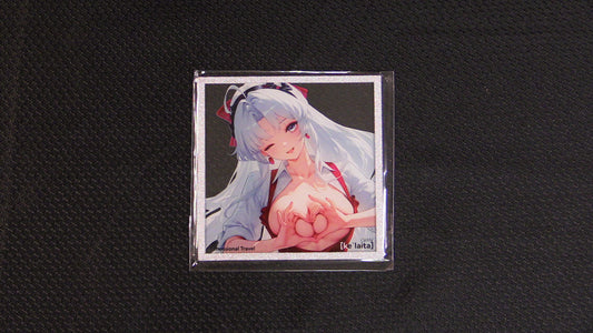 Dimensional Travel acrylic portrait A