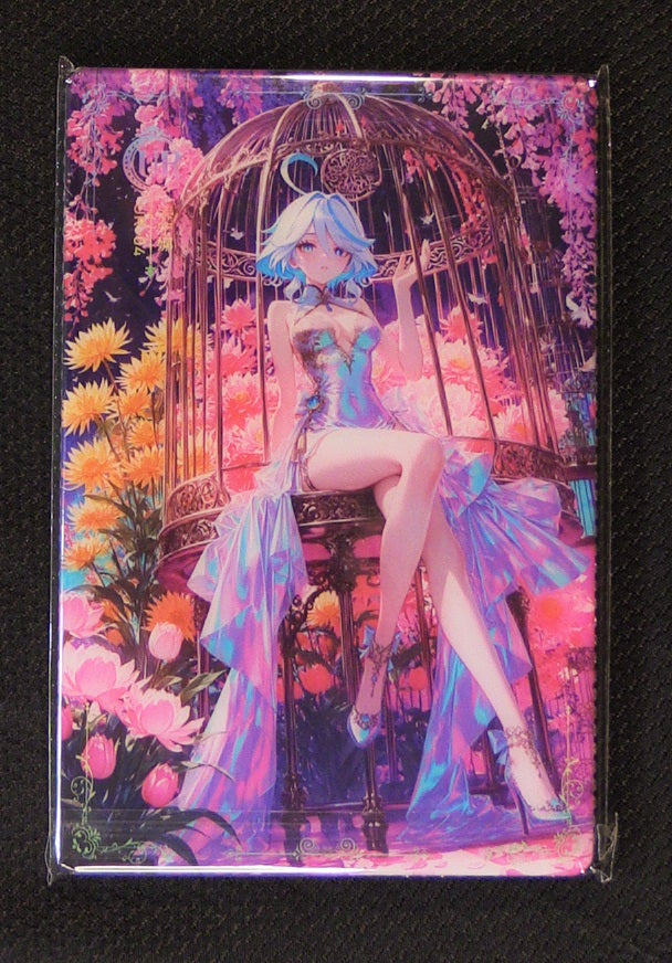 Spring Breeze acrylic A5 vertical portrait A