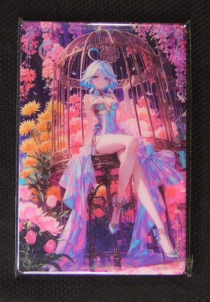 Spring Breeze acrylic A5 vertical portrait A