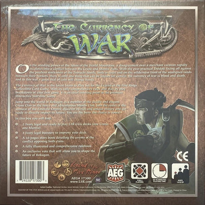 L5R The Currency of War Learn to Play Set